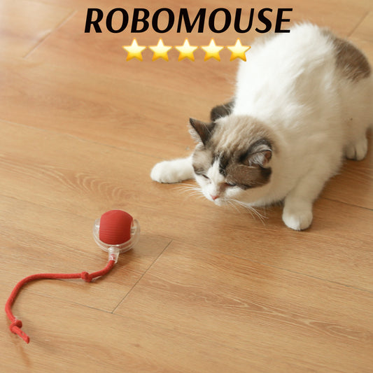 ROBOMOUSE - Rechargeable Interactive Pet Toy