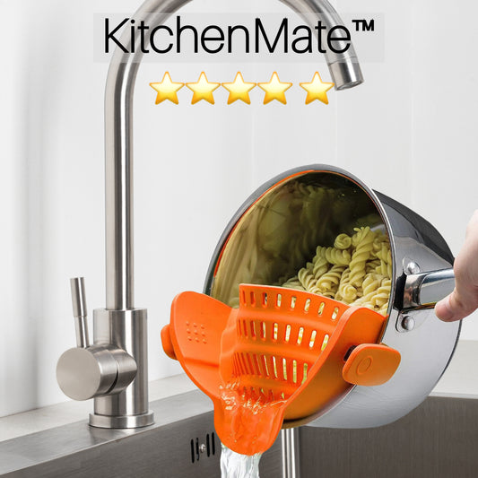 KitchenMate™ - Single Action Pan Drainer